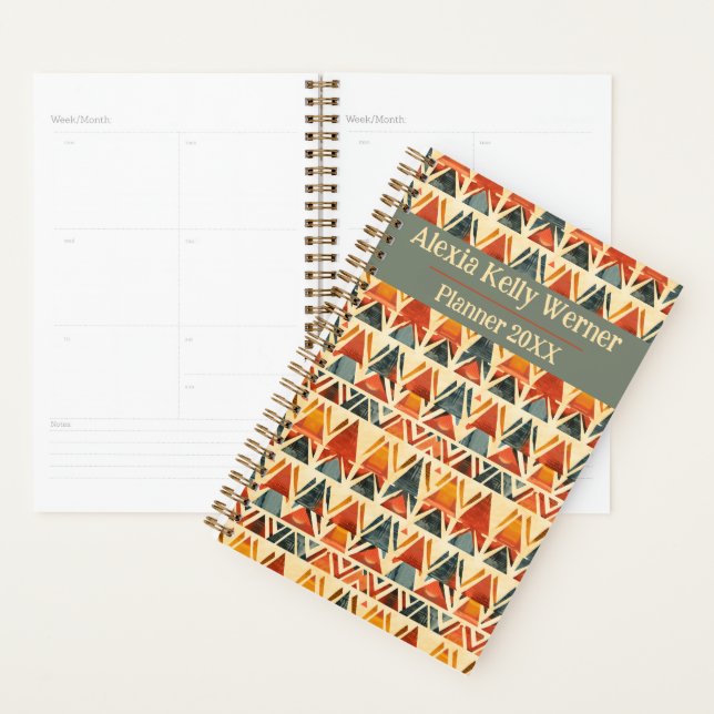 Africa Amhara Ethiopia Boho Folklore Fiesta Planner (Display)