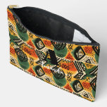 Africa Amhara Ethiopia Geometric Ethnic Pattern 2 Accessory Pouch