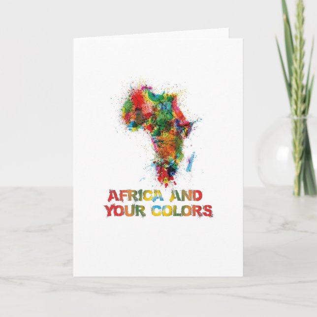 Africa and your Colors Card (Front)