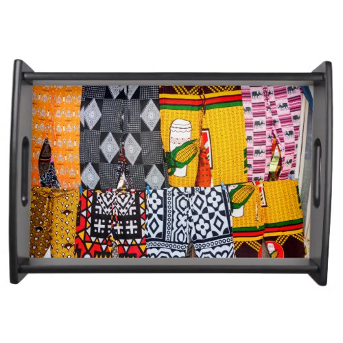 Africa Angola Benguela Brightly Colored Pants Serving Tray