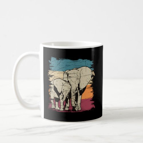 Africa Animal Elephant Family Elephant Coffee Mug
