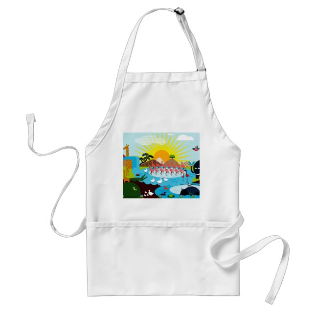 Africa - Animals Adult Apron (Front)
