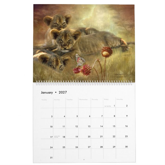 Africa Art Calendar 2015 (Jan 2027)