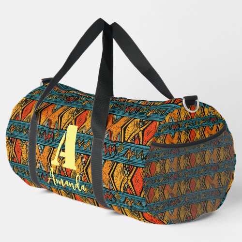 Africa Ashanti Akan Ghana Ethnic Pattern 5 Duffle Bag