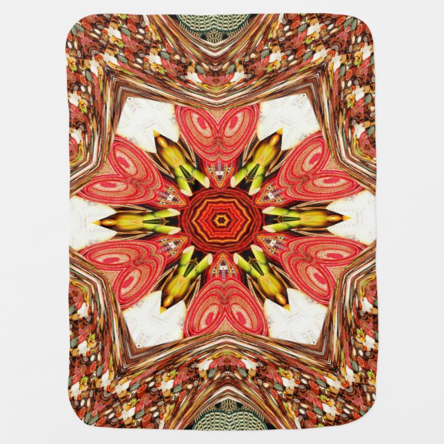 Africa Asia Aztec traditional pattern Baby Blanket (Front)