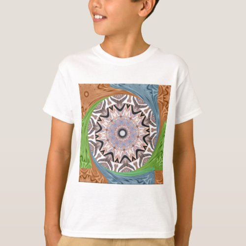 Africa Asia traditional edgy pattern T_Shirt