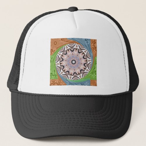 Africa Asia traditional edgy pattern Trucker Hat