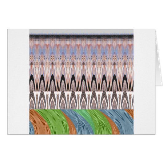 Africa Asia traditional pattern Cards (Front Horizontal)