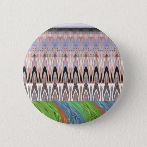 Africa Asia traditional pattern Pinback Button