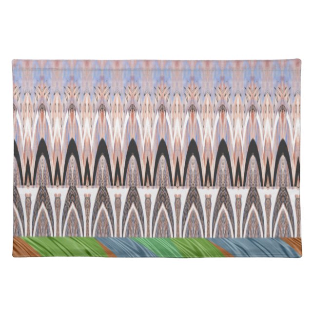 Africa Asia traditional pattern Placemat (Front)