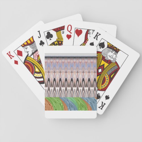 Africa Asia traditional pattern Playing Cards