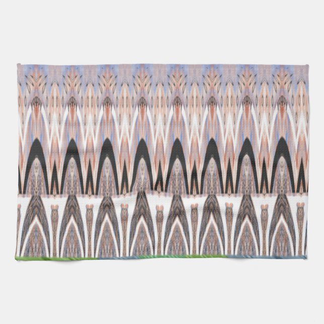 Africa Asia traditional pattern Towel (Horizontal)