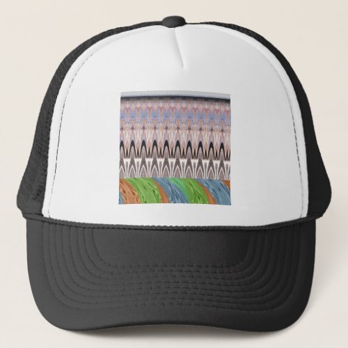 Africa Asia traditional pattern Trucker Hat