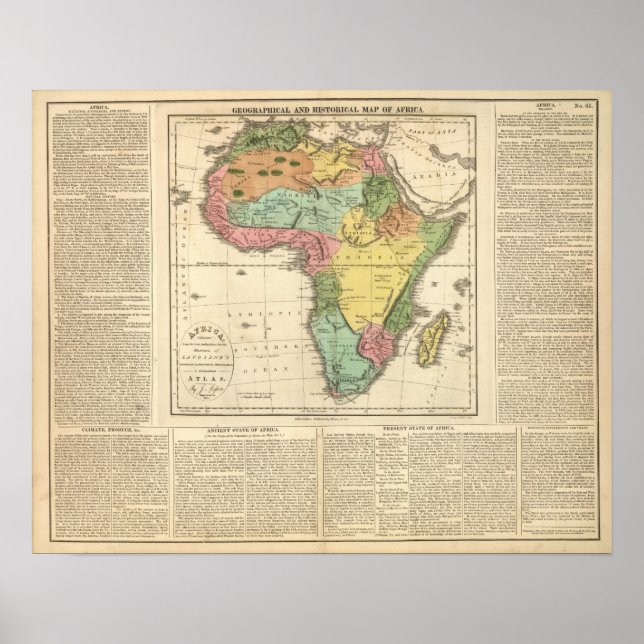 Africa Atlas Map 2 Poster (Front)