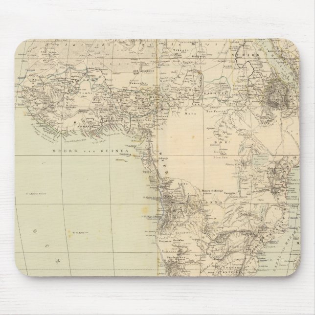Africa Atlas Map showing colonies Mouse Pad (Front)
