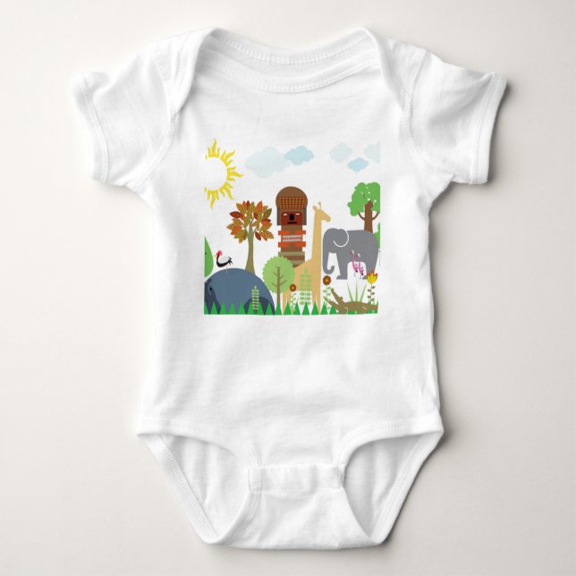 Africa Baby Bodysuit (Front)