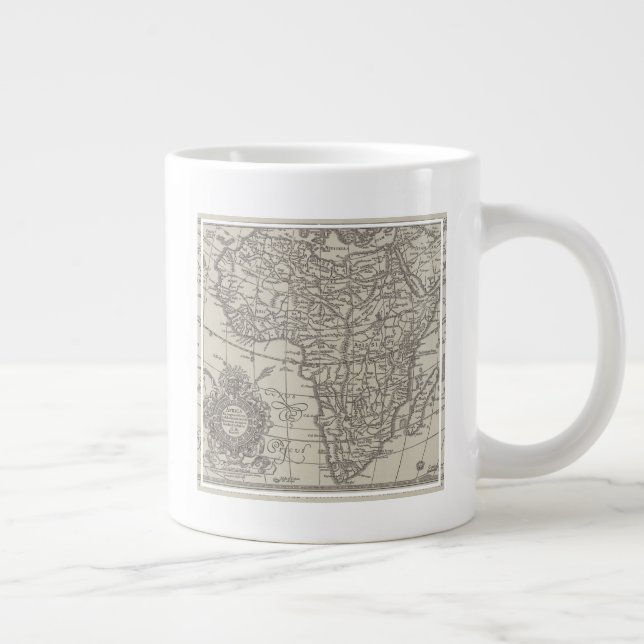 Africa Before Stanley Giant Coffee Mug (Right)