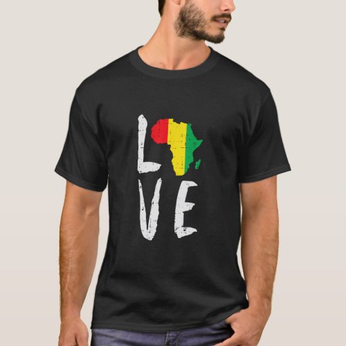 Africa Black History Month African American Men Wo T_Shirt