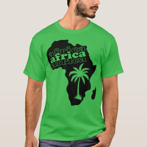 Africa black T_Shirt