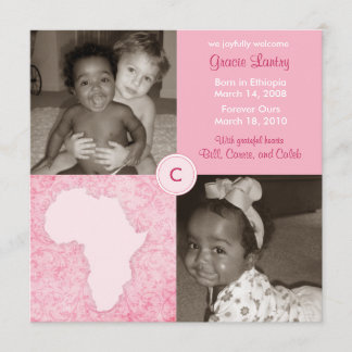 Africa Block: Soft Pink Announcement