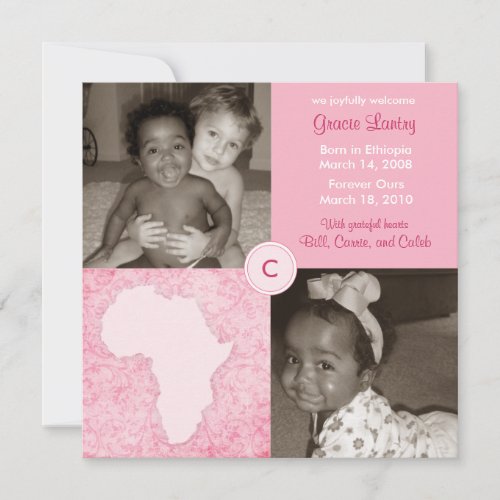 Africa Block Soft Pink Announcement