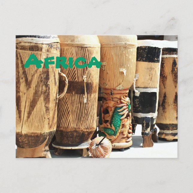 Africa Bongos Postcard (Front)