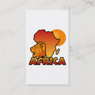 Africa business cards - customize