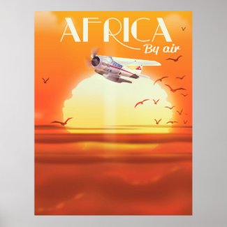 Africa By Air Poster