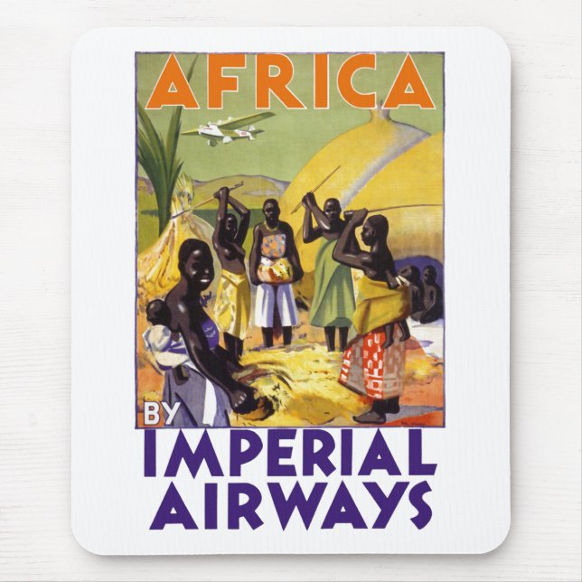 Africa by Imperial Airways Mouse Pad (Front)