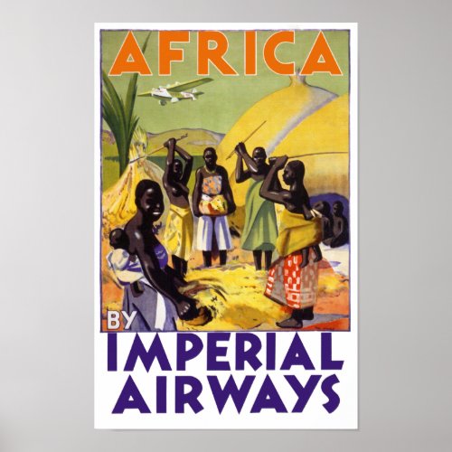 Africa by Imperial Airways Poster