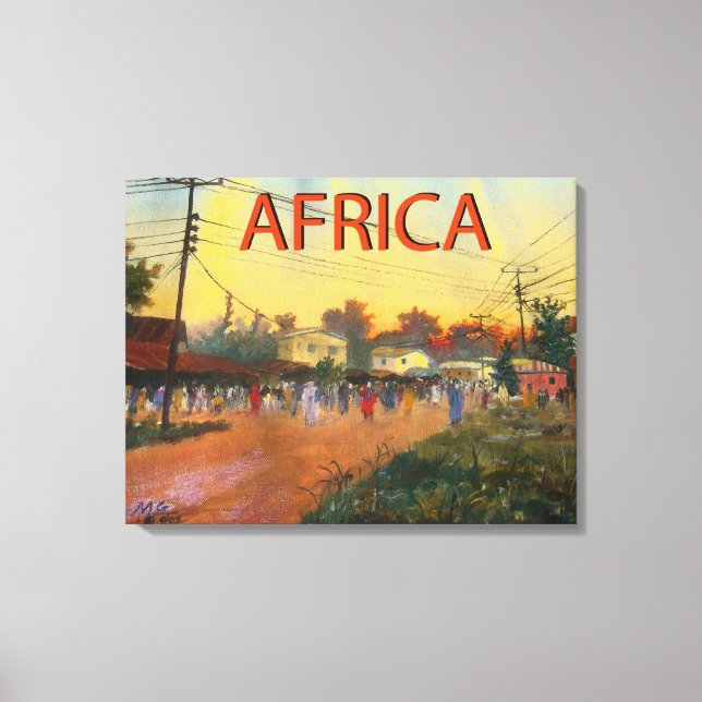 AFRICA CANVAS PRINT MOJISOLA A GBADAMOSI OKUBULE (Front)