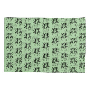 Africa, Celebration, Green Pillow Case