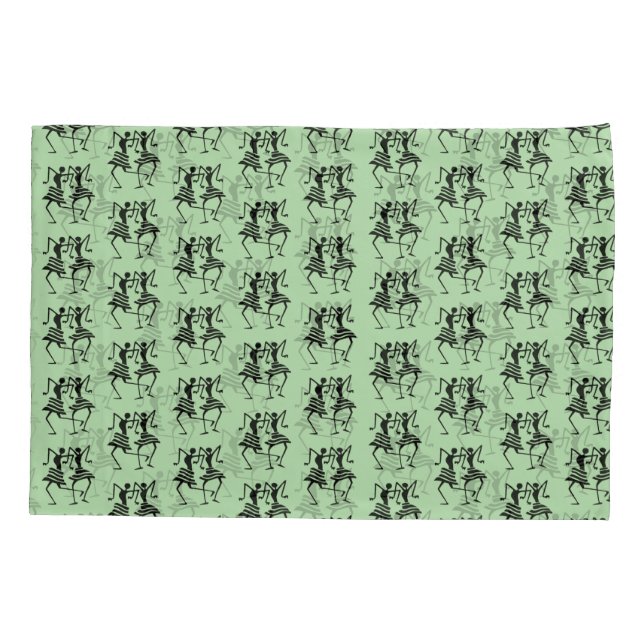Africa, Celebration, Green Pillow Case (Back)