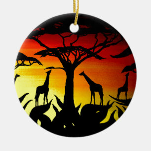 AFRICA CERAMIC ORNAMENT