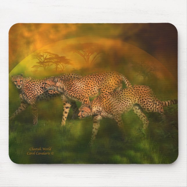 Africa - Cheetah World Art Mousepad (Front)