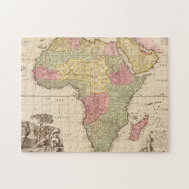 Africa circa 1725 jigsaw puzzle (Horizontal)
