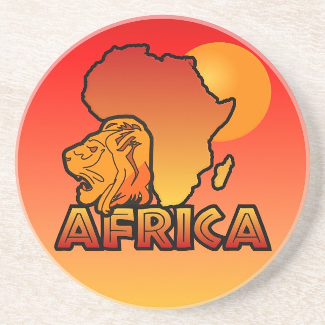 Africa coaster (Front)
