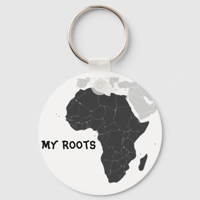 Africa Continent Keychain (Front)