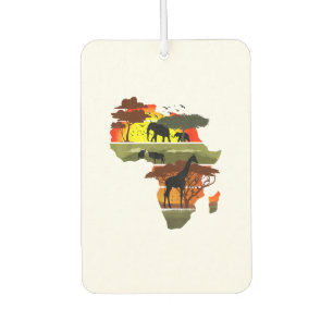 Africa Continent Sunset Safari Nature Wild Life Air Freshener