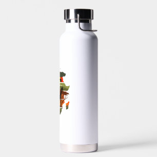 Africa Continent Sunset Safari Nature Wild Life Water Bottle