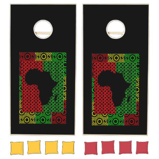AFRICA CORNHOLE SET