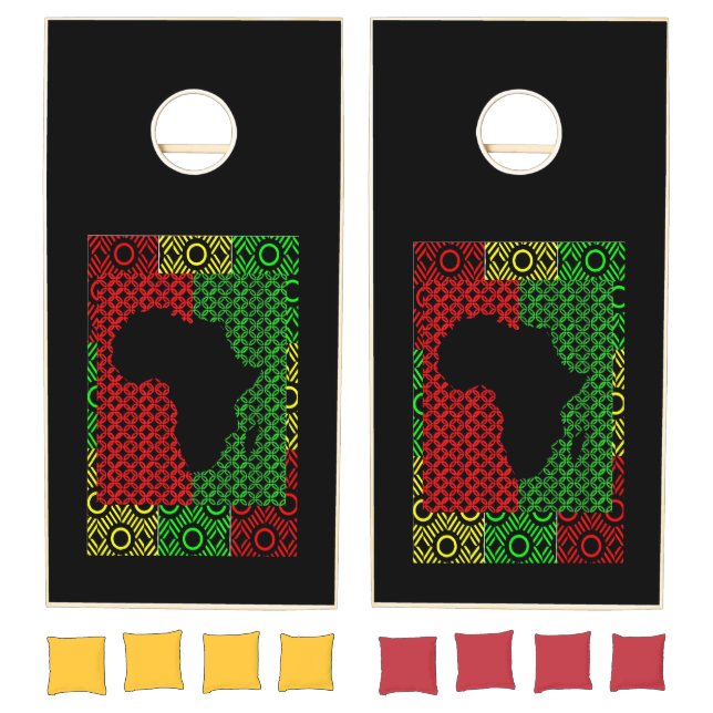 AFRICA CORNHOLE SET (Set)