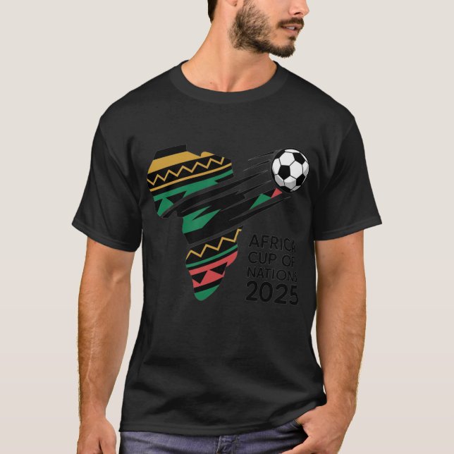Africa Cup of Nations 2025 – AFCON Football Fan De T-Shirt (Front)
