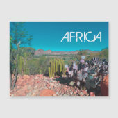 Africa Desert Landscape Nature Cactus Plant Magnet (Front)