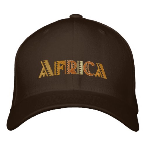 Africa Earth colors baseball cap