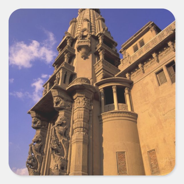 Africa, Egypt, Cairo, Heliopolis. Baron's Square Sticker (Front)