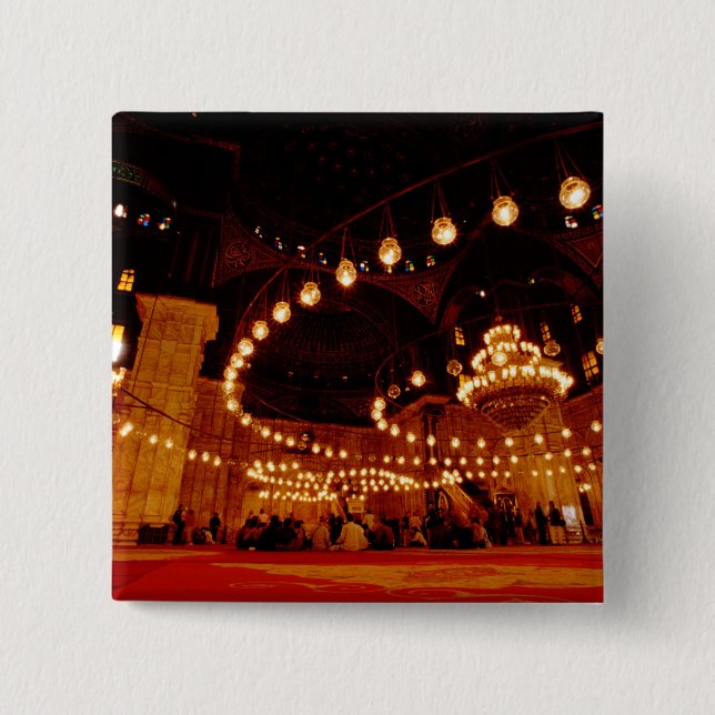 Africa, Egypt, Cairo, Muhammad Ali Mosque, The Pinback Button (Front)