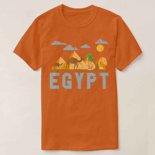 Africa Egyptian Hieroglyphics Cairo Egypt T-Shirt (Design Front)