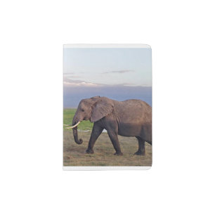 Africa - Elephant 4 Passport Holder