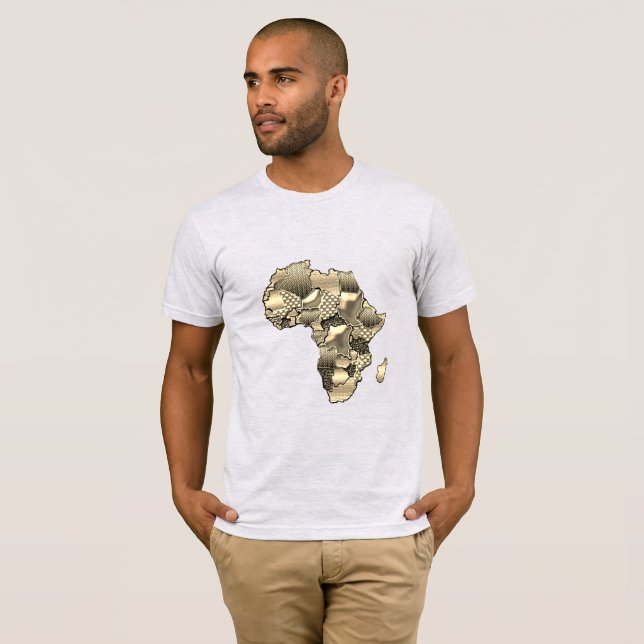 “Africa: Embossed and Empowered” T-Shirt (Front Full)